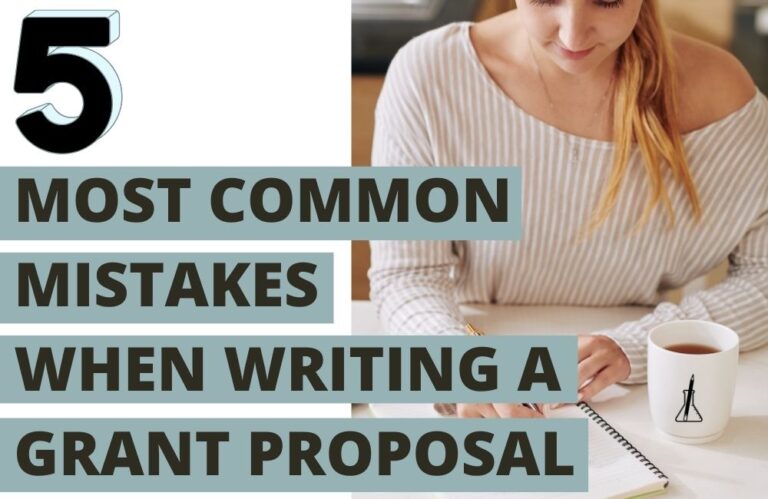 5 Most Common Writing Mistakes in Grant Proposals