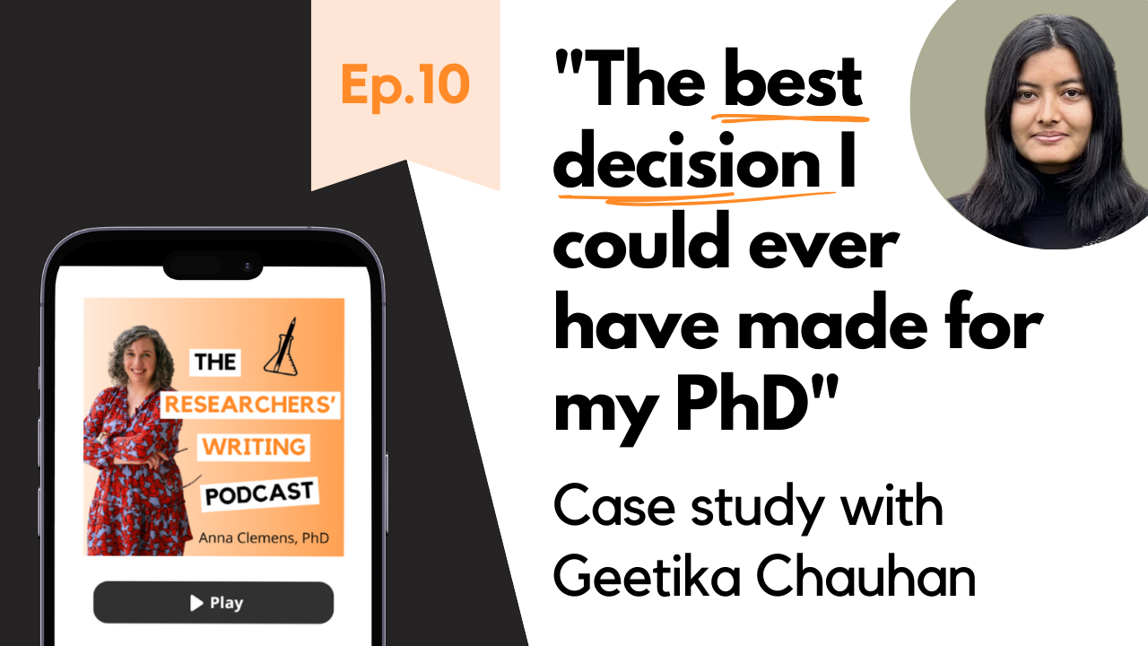“The best decision I could ever have made for my PhD” — Case study with Geetika Chauhan