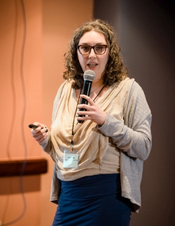 Dr Anna Clemens facilitating a workshop at a conference in Puerto Rico