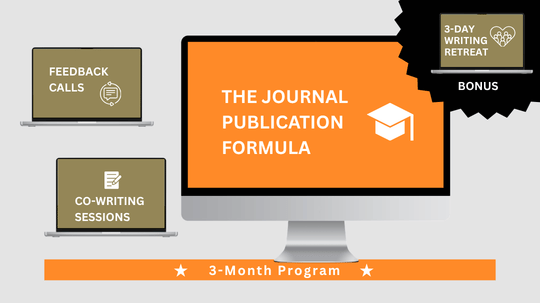 Visual display of what is included when you join the Researchers' Writing Academy.
